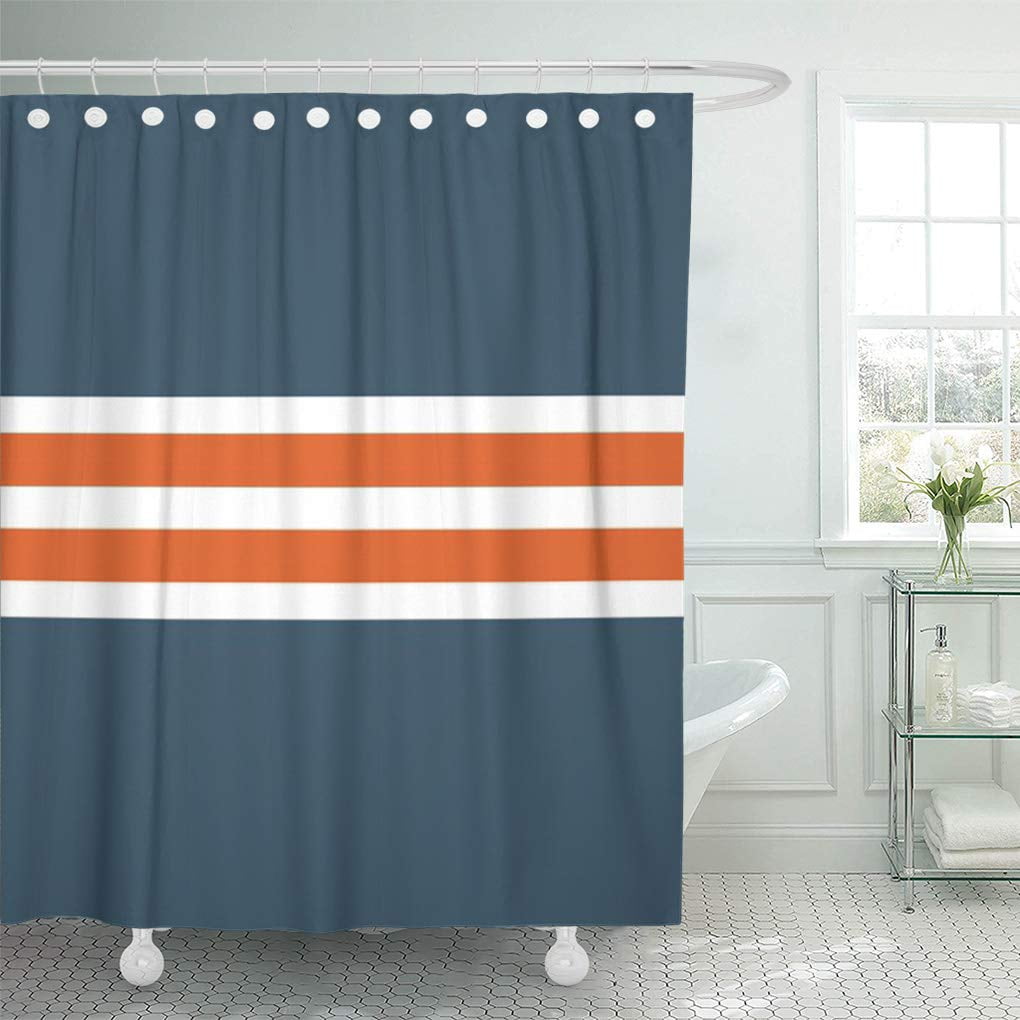 Suttom Modern Blue Orange White Stripes Grey Shower Curtain 66x72 Inch Walmartcom Walmartcom Suttom Modern Blue Orange White Stripes Grey Shower Curtain 66x72 Inch Walmartcom Walmartcom