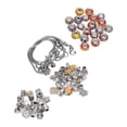 thumbnail image 3 of Charm Bracelet Making Kit, Jewelry Making Kit Enjoy Entertainment Easy To Use Small Portable  For Gifts Green,Colorful,Pink K9, 3 of 8