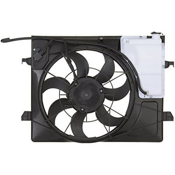 Dual Radiator and Condenser Fan Assembly - Pacific Best Inc. Fit/For KI3115131 10-13 Kia Forte Sedan, 10-13 Koup, 11-13 Hatchback Automatic