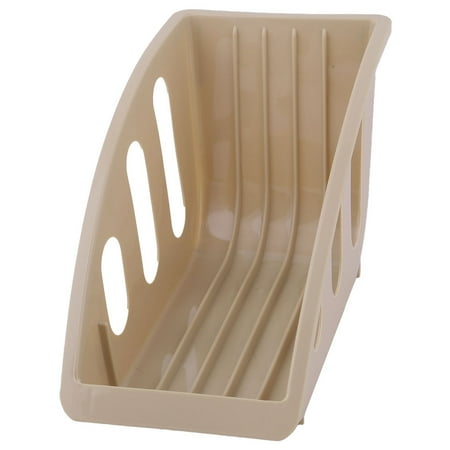 Deep Dish Restaurant - Restaurant Kitchen Plastic Plate Bowl Drying Storage Holder Dish Rack Khaki
