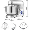 durable Aucma Stand Mixer 6.5QT 660W 6Speed TiltHead Food Mixer