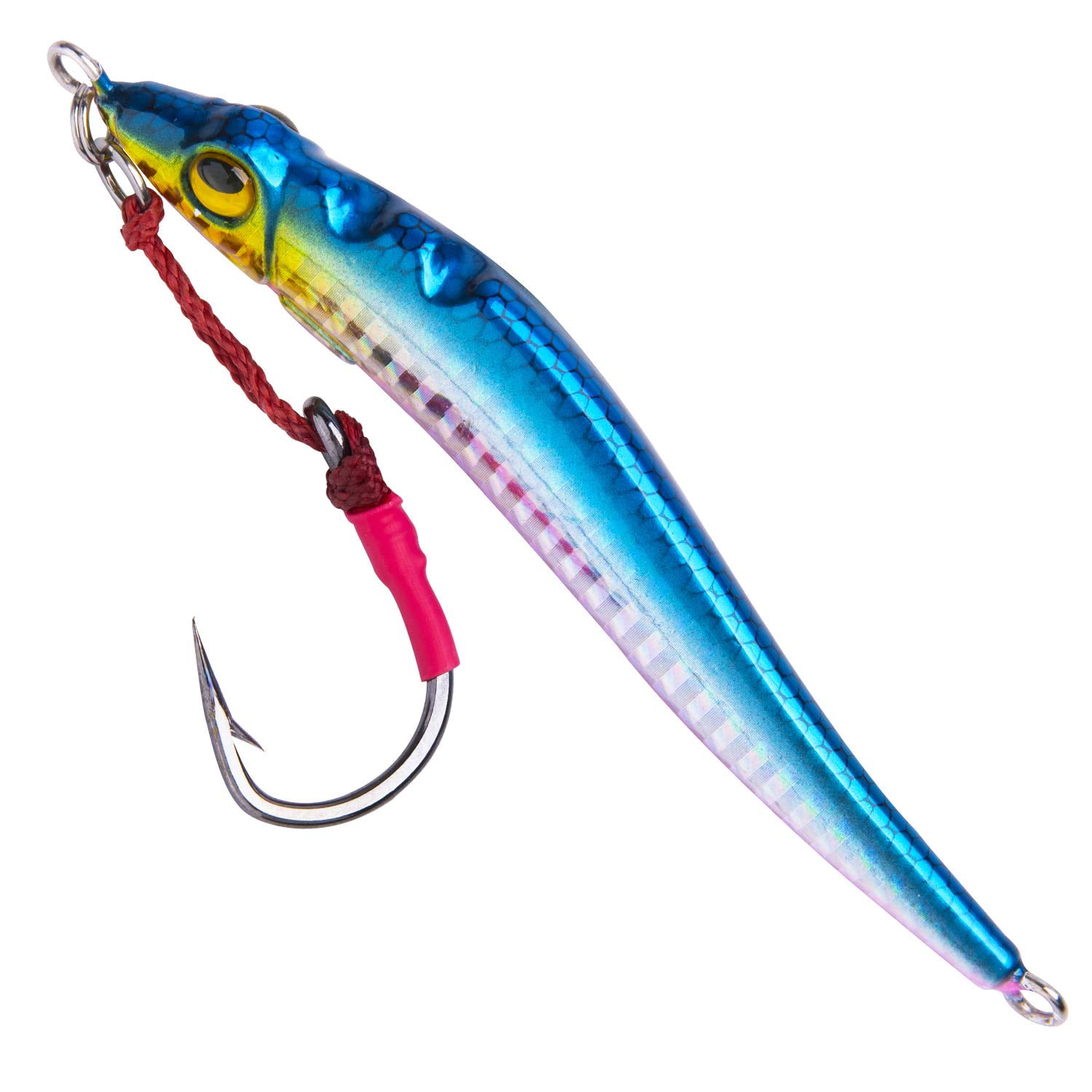 WALK FISH 5PCS Fishing Sharp Jig Head Hook 3.5-15g Lock Lure Soft