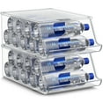thumbnail image 5 of Sorbus Clear Refrigerator Bins, Water Bottle Organizer, 2 Count, 5 of 6