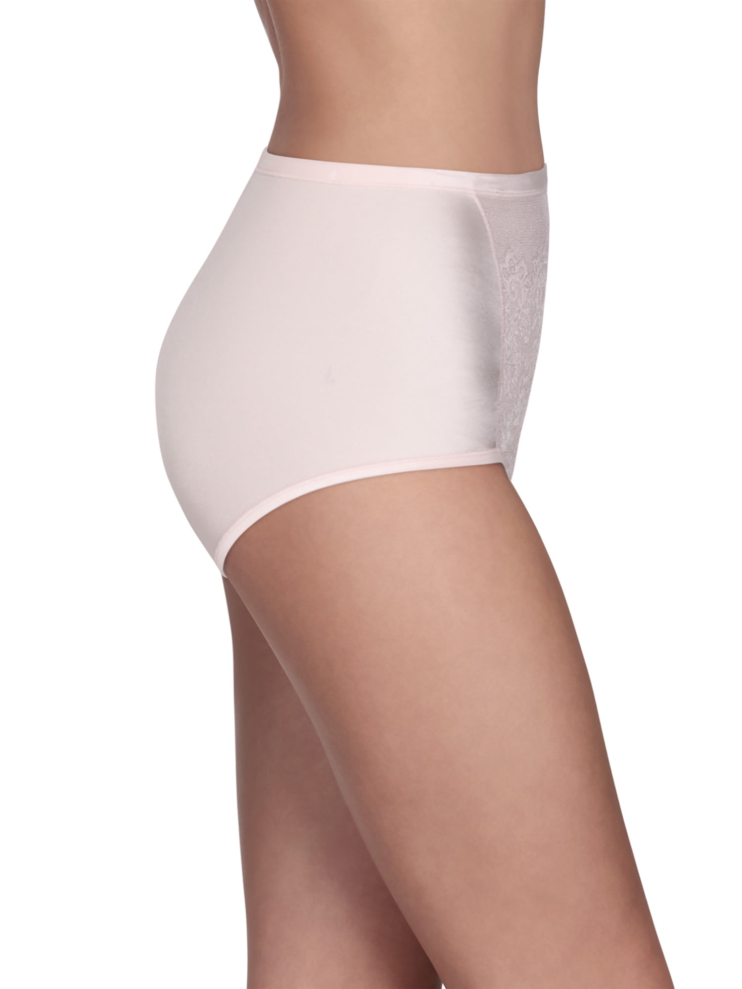 Vanity Fair Lingerie Women's Smoothing Comfort Brief Underwear with Lace