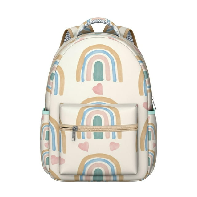 Vintage Fashion Inspired School Backpack for Student, Waterproof and Wear-Resistant Oxford Cloth, Adjustable Straps, Comfortable Padding, Large Capacity Multipurpose Travel Bag