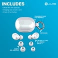 thumbnail image 3 of JBuds Mini ANC True Wireless Earbuds, Jélle White, 3 of 10