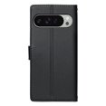 thumbnail image 3 of Leather Case For Google Pixel 9 Pro XL / Pixel 10 Pro XL 6.8",Embossed Totem Wallet With Card Holder,Wristband, Shockproof Kickstand Magnetic Cover,Black, 3 of 7