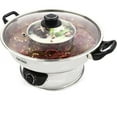 thumbnail image 3 of Aroma® 5Qt. Electric Shabu Shabu Hot Pot, Stainless Steel, 3 of 5