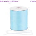 thumbnail image 2 of 455m Organza Ribbon 0.6cm sky blue Chiffon Sheer Gift Wrapping Ribbons for Flower Bouquets Wedding Birthday DIY Decoration, 2 of 3