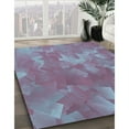 thumbnail image 3 of Ahgly Tapis d'Intérieur Lavable en Machine Carré Transitionnel Violet Clair Bleu, 4 Pieds Carré, 3 of 7