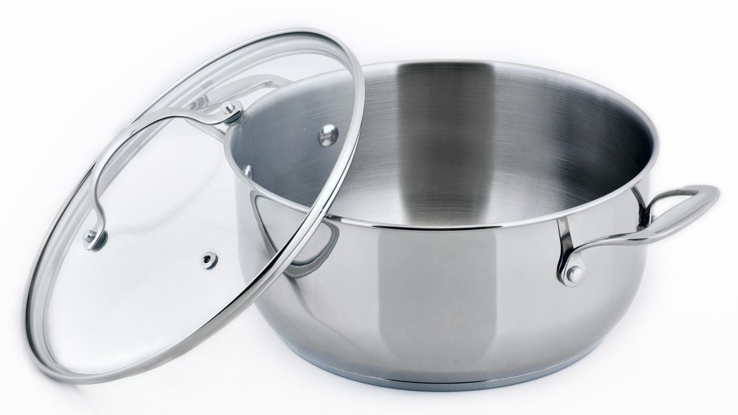 hometrends Stainless Steel Dutch Oven, 5 QUART (4,73 L )