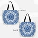 thumbnail image 2 of Easygdp Blue Watercolor Bolsa Tote para Mujer, Bolso de Hombro para Trabajo, Playa, Viajes, Compras y Supermercado, 2 of 7