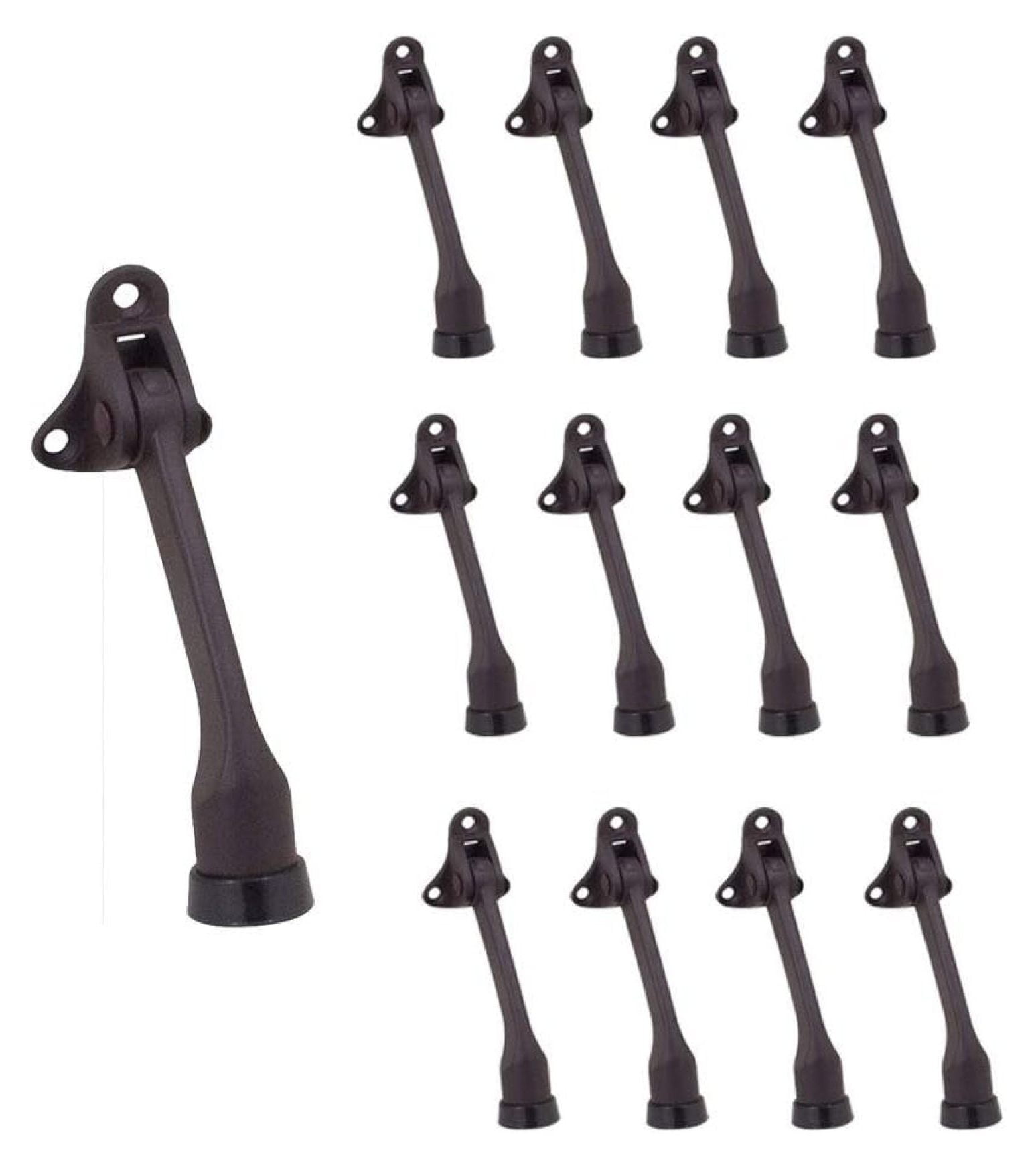 Litepak Kickdown Door Stop Polished Brass Premium Holder ORB Doorstop 4" (Oil-Rubbed Bronze (ORB), 20 Pack)
