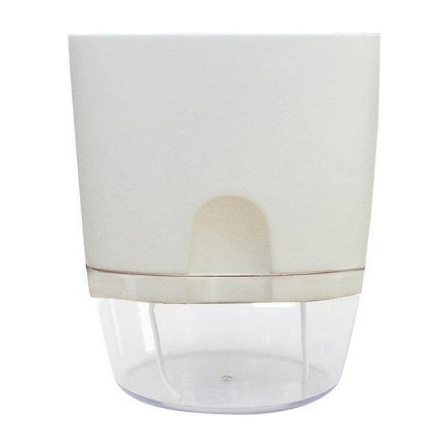 2 Layer Plastic Plant Pots Self Watering Flower Planters Flower Pots for Indoor Outdoor with Cotton Rope