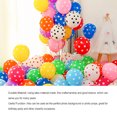 thumbnail image 3 of Xingzhi 100 Pcs Ballons à Pois Ballons en Latex Légers Ballons à Pois Ambiance Colorée Arrangement Accessoires Photo Bébé Pois Rouges/blancs, 3 of 8
