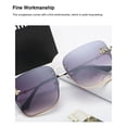 thumbnail image 2 of Gafas de sol Qarigey Mujer Gafas Multicolor Atractivo Chic Exterior Metal Ligero, 2 of 6