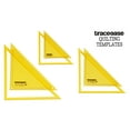 thumbnail image 5 of Traceease 90 Degree Right triangle Quilting Template Stencils Set Of 3, 3"/4"/5" inches DIY Sewing Quilt patchwork templates for Quilting-LG, 5 of 6