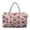 Butterfly Star Print, variant on Garronmavis Patriotic Star Pattern Large Quilted Duffle Bag for Women, Weekender Travel Carry On Overnight Gym Dance Tote Bag with Zipper Pockets