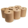 thumbnail image 4 of Hardwound Roll Towels, 8-Inch x Brown - 1 Ply, Recycled Paper Hand Towels for Kitchen, Bathroom, Food Service & Industrial Use, 4 of 6