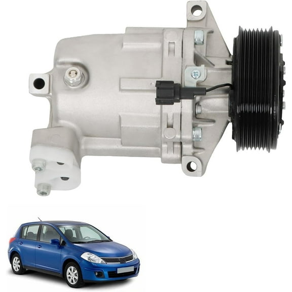 SHZAITOR AC Compressor Replacement for 2007-2015 Tiida 1.6L 1.8L 2007-2012 Versa 1.8L 92600CJ60A