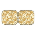 thumbnail image 4 of Picia Rose Flowers 2 Piece Car Windshield Sun Shade Foldable | Foldable Sun Shield for Front Window Blocks UV Rays and Keeps Your Vehicle Cool-Large, 4 of 7