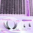 thumbnail image 2 of Kit d'Extension de Cils Shiqi Kit de Cils en Grappe 200 Pcs Extensions de Cils Naturels avec Colle et Scellant 6-16MM Grappes de Cils C Curl Cils Individuels avec Grappes de Cils Inférieurs, 2 of 4