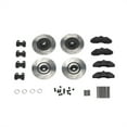 thumbnail image 1 of Vogacara Acero inoxidable DIY RC Disco de freno Juguete portátil Suministros para automóviles Componente Accesorios Reemplazo para coches TRX4 Kits de construcción modelo Negro Vogacara FN000859-01, 1 of 6