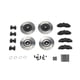 thumbnail image 1 of Acero inoxidable DIY RC Disco de freno de juguete portátiles de automóviles Suministros de accesorios de componentes Reemplazo para TRAXXAS TRX4 1/10 Coches Negro Inevent FN000859-01, 1 of 6