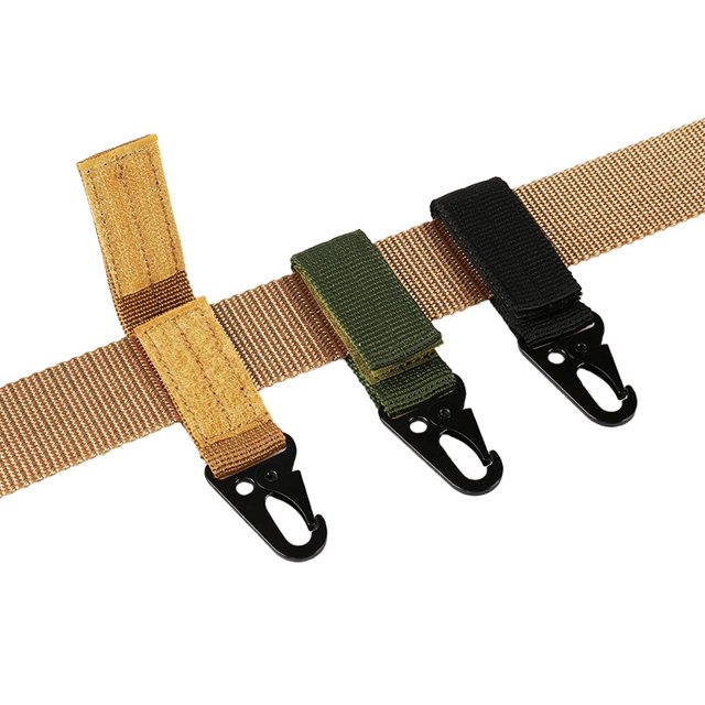 Clip de equipo táctico, correas de cinturón de llavero de mosquetón, 3PCS XianweiShao 8390606816023