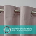 thumbnail image 3 of Exclusive Home Rideaux Biscayne Panneau Paire 54x96 Blush, 3 of 12