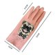 thumbnail image 4 of Guantes cálidos de bricolaje con diamantes Guantes elásticos cálidos para mujeres Niñas Uso de invierno FLhrweasw Nuevo, 4 of 9