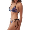 thumbnail image 2 of Balery Red And Blue Fire Dragon Pijama Estampado Bikini de Dos Piezas para Mujer - Conjunto de Bikini Ajustable Sexy y Cómodo para Playa, 2 of 6