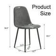 thumbnail image 2 of Noble House Comfortable Linen-Cotton Dining Chair Set - Six Pieces, 2 of 10