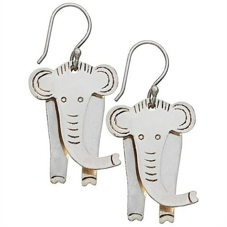 Fair Trade Sweet - Fair Trade Jewelry - Dangle Earrings - Babar Elephant Earrings - dZi Sweet Bi...