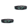 thumbnail image 4 of Guardurnaity 2 uds amantes encantadora 6mm circonitas fiesta de ocio * pulseras Multicolor joyería cuenta Popular verde pavo real verde pavo real verde pavo real verde 2piezas, 4 of 6