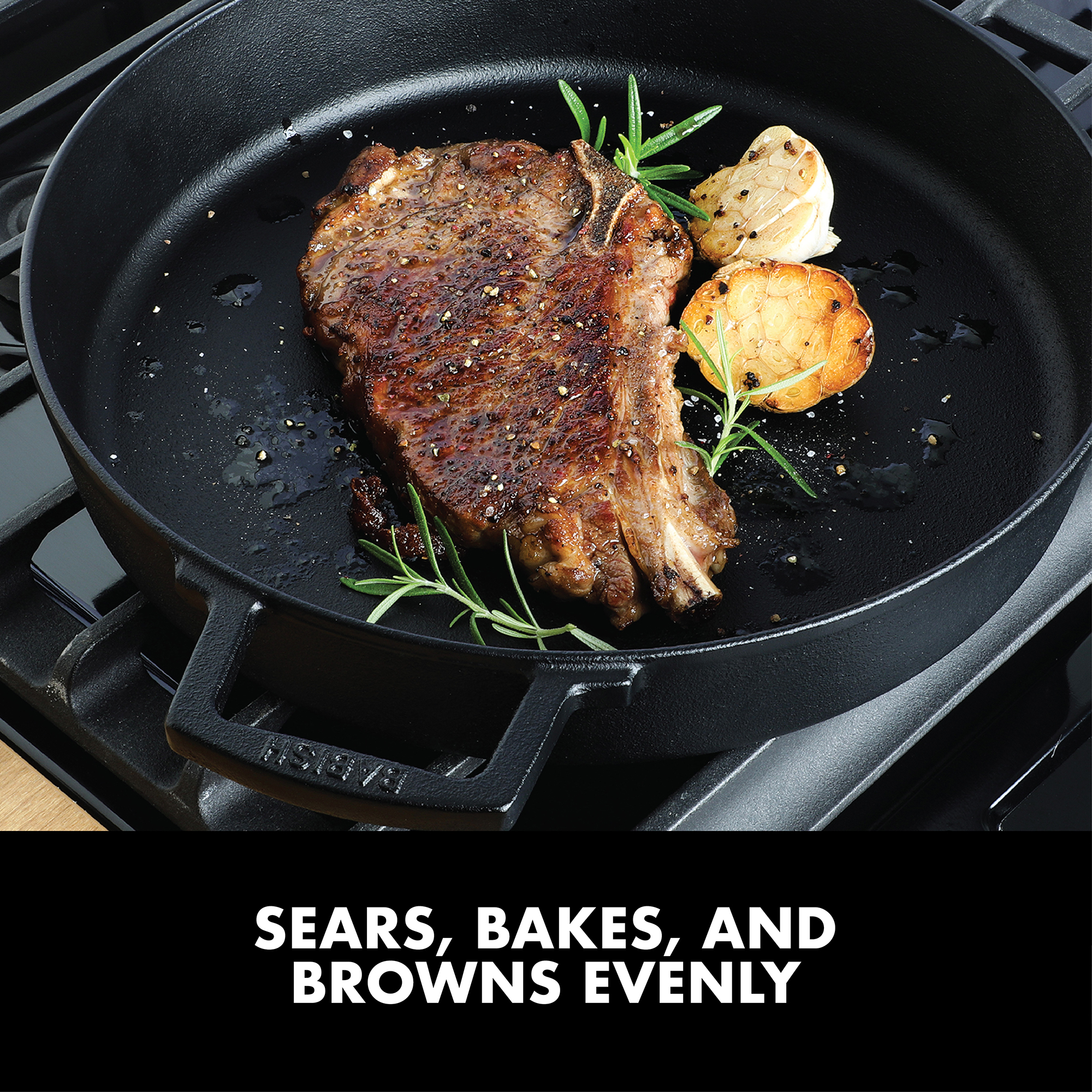Babish 13-Inch Cast Iron Everyday Pan photo 2