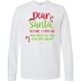 thumbnail image 3 of Inktastic Christmas Dear, Santa Before I Explain How Much Do You Know? Long Sleeve T-Shirt, 3 of 5