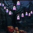 thumbnail image 2 of Halloween Decoration Witch Hats String Lights Ghost Hanging Lamp Hanging Lighted, 2 of 5