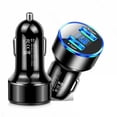 thumbnail image 2 of Adaptador de cargador de coche USB de 2 uds, cargador USB de encendedor de cigarrillos, cargador de coche que carga USB capaz incluido, 2 of 5