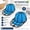 Black-2 Pack, variant on Hat Washer Cage for Baseball Caps, Hat Washing Frame for Washing Machine, Dishwasher Safe Cap Cleaner for Adult & Kids Ball Hats (Black, 1 Pack)