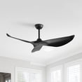 thumbnail image 2 of Sofucor 38 Inch Wood Ceiling Fan with Reverse Airflow Remote Control For Living Room Bedroom Dining Room(No Light), 2 of 11