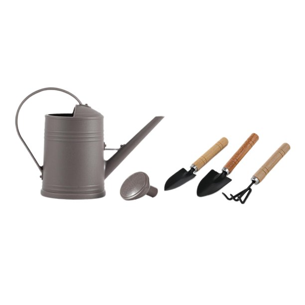 Riego con Una Larga Abertura, Jarra de Vertido de Jardín, Luz, con Mango, 2 L, Olla de Riego para Jardín para Jardín, Flores, Verduras Café