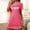 Hot Pink, variant on BRGZLK Plus Size Valentine's Day Nightgowns for Women Soft Cotton Heart Graphic Nightshirt Crew Neck T-Shirt Short Sleeve Nightshirts Hot Pink S