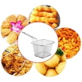 thumbnail image 2 of Mini French Fries Basket, Stainless Steel Wire Chip Basket Rectangular Mini Fryer Basket, 2 of 4