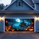thumbnail image 5 of Banderas Decorativas De Halloween Para Garaje, Exterior E Interior, Artículos Para Fiestas, Letrero Decorativo Con Temática De Calabazas Y Murciélagos Terroríficos, 5 of 6