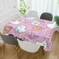 thumbnail image 2 of Yayeee Tablecloths 54" x 54" Rectangle Wrinkle Resistant Party Table Cover, Purple Halloween, 2 of 8
