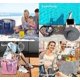thumbnail image 5 of ROSA & ROSE Foldable Mesh Beach Bag with Zipper Large Multi-Purpose Tote Bag, 5 of 5