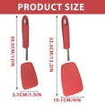 thumbnail image 6 of Silicone Kitchen Utensil Set 2 Pack, Non Stick Cooking Spatula Set with Heat Resistant Silicone Turner and Slotted Spatula for Frying and Cooking,Red, 6 of 6