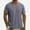 Gray, variant on Summer T-Shirt for Men Comfortable Cool Ice Silk Tops Quick Dry Thin Style Short Sleeves Tee Loose Casual Crew Neck Tops