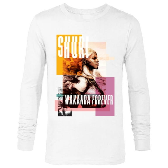 Marvel Shuri Wakanda Forever - Long Sleeve T-Shirt for Men - Customized-White